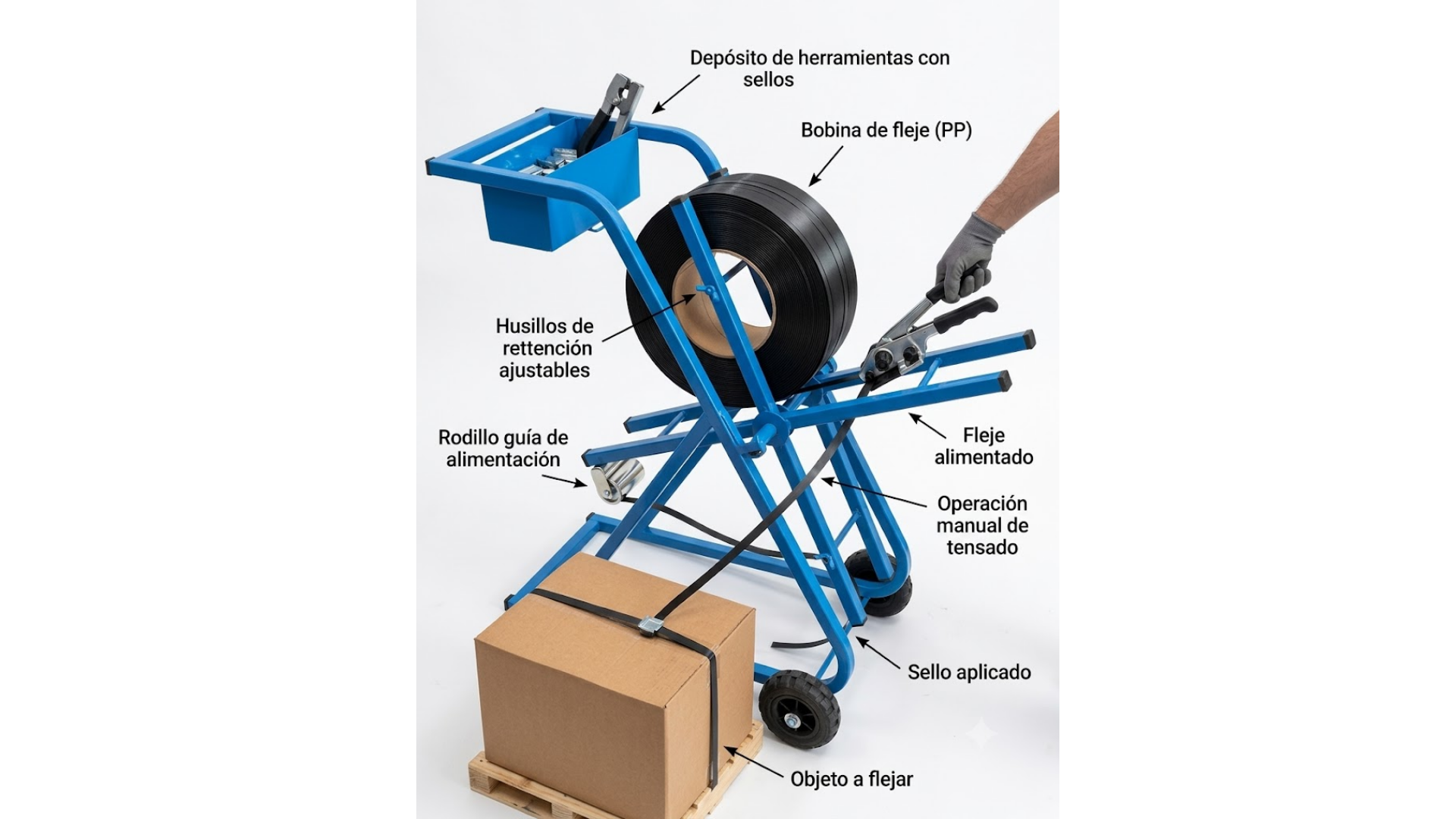 Aplicador de Fleje Manual