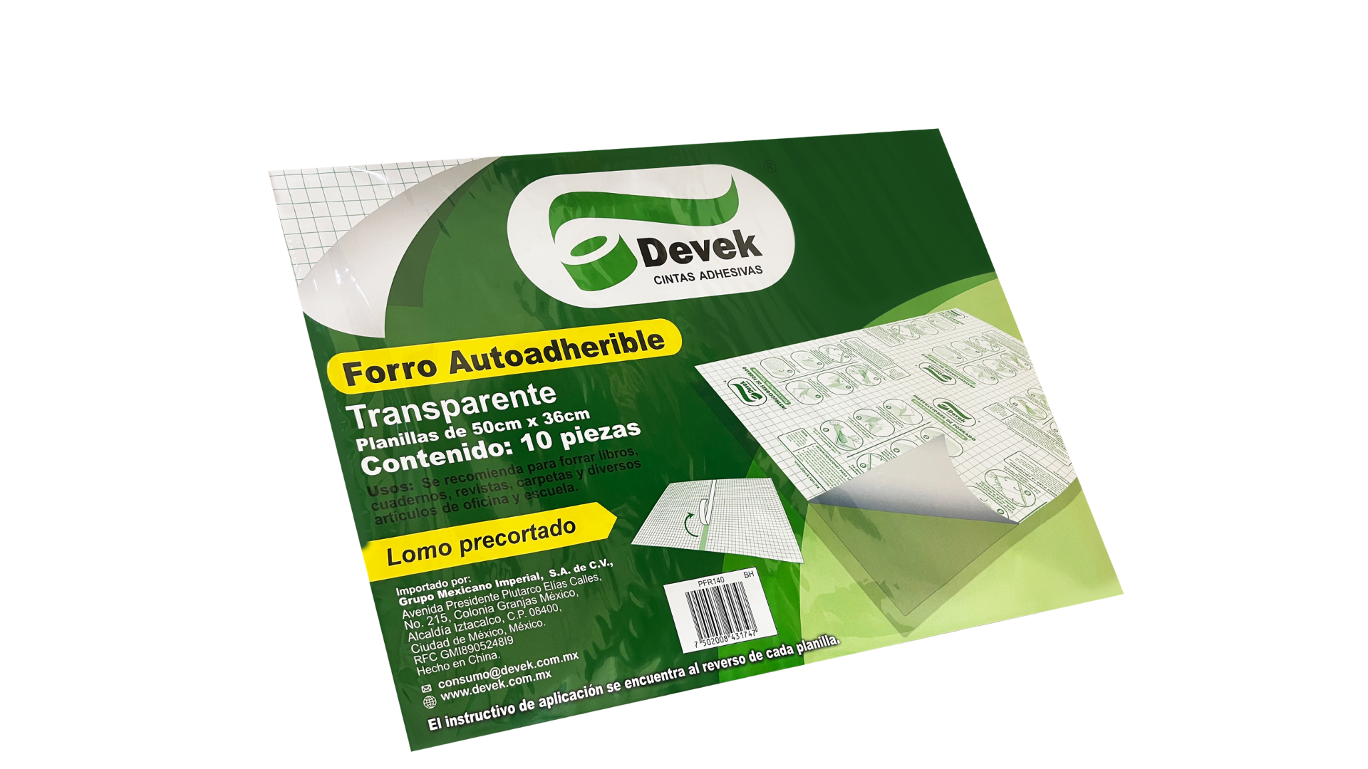 Forro Adhesivo Transparente